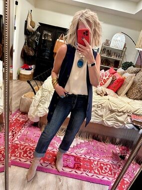 Liverpool Women's Dark Wash Boyfriend Jeans